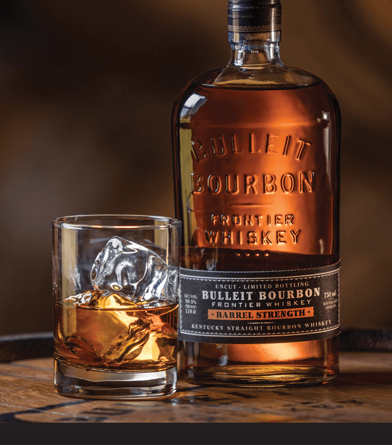 A fun way to start your decision making process is with a glass of Bulleit Bourbon Whiskey