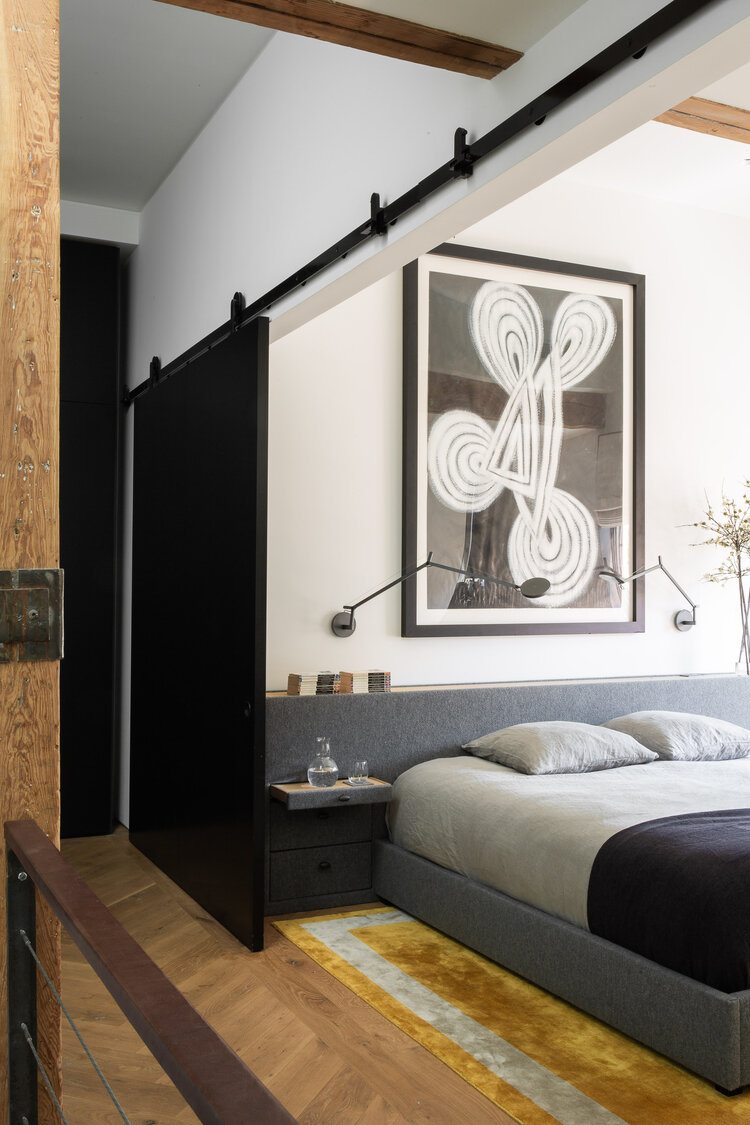 Double barn doors for bedroom by Ashe Leandro