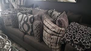 Same size pillows Author Unknown A sofa is covered front to back of the seating area with accent pillows that are all nearly the same size, stacked in front of each other. Same sized pillows are a throw pillow mistake.